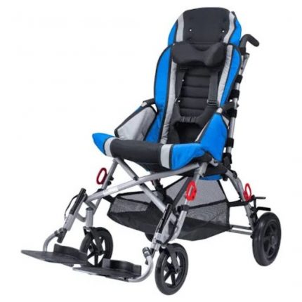Children with special needs can use the lightweight, foldable Circle Specialty Strive Adaptive Stroller.
